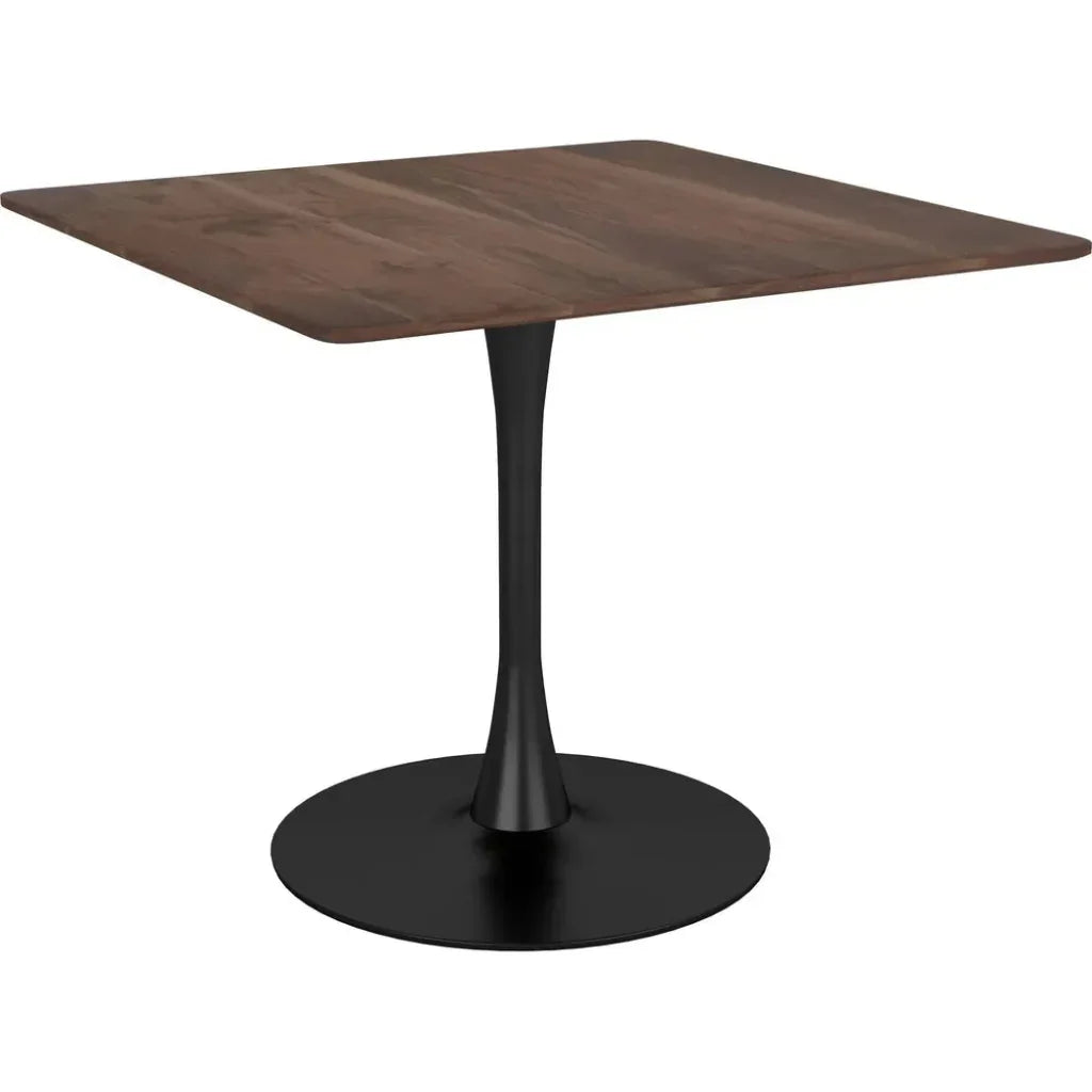 Molly Dining Table Brown-Dining Tables-Zuo Modern-LOOMLAN