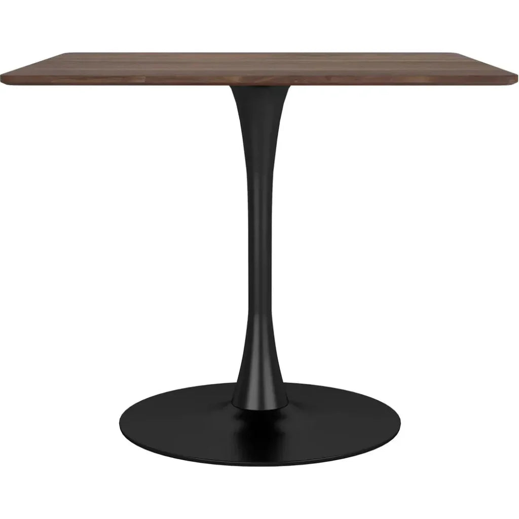 Molly Dining Table Brown-Dining Tables-Zuo Modern-LOOMLAN