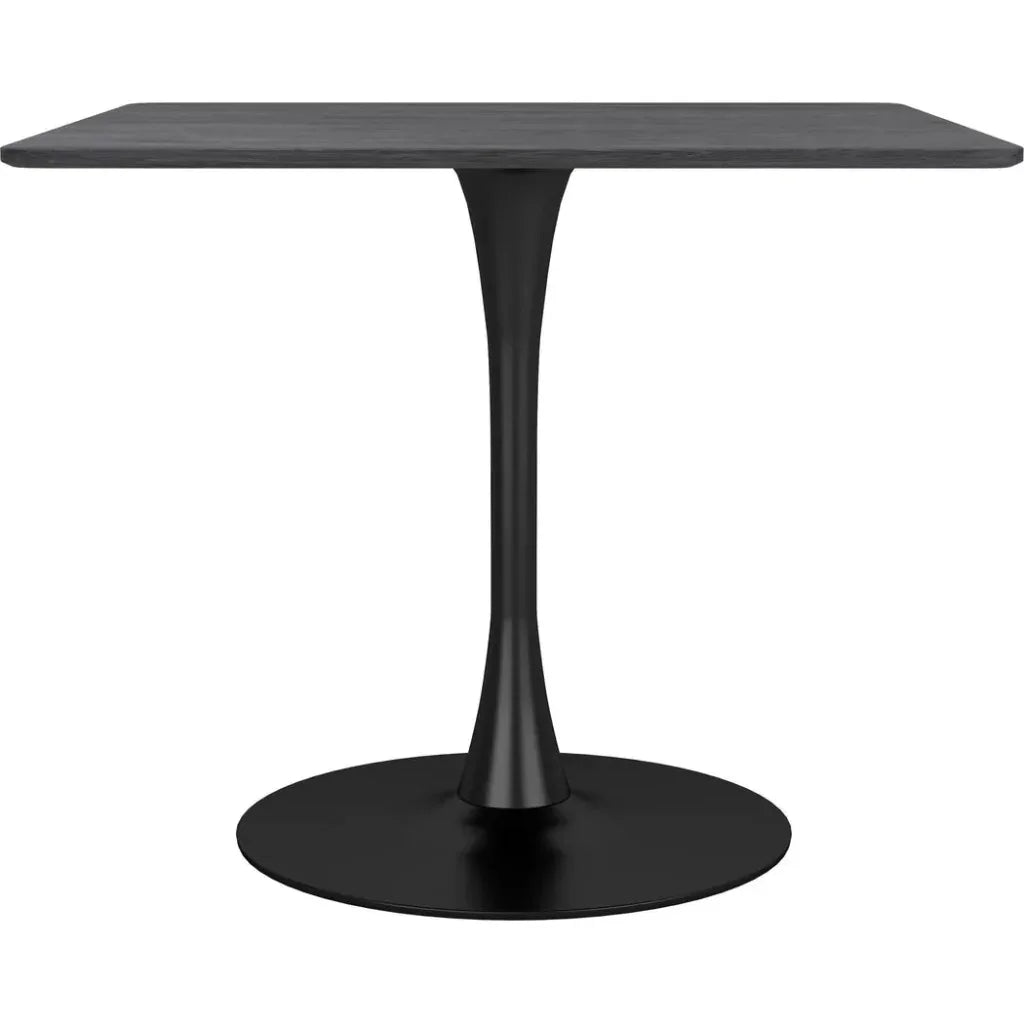 Molly Dining Table Black-Dining Tables-Zuo Modern-LOOMLAN