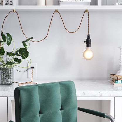 Zuo Modern Molly Steel Black Ceiling Lamp