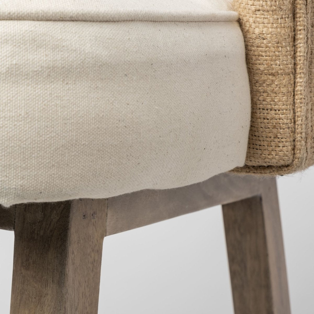 Mercana Monmouth Cream Fabric Bar Stool