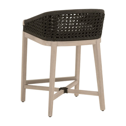 Montecito Rope Outdoor Counter Stool-Outdoor Counter Stools-Essentials For Living-LOOMLAN