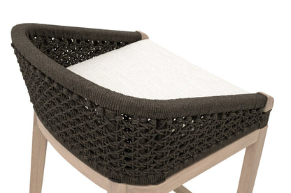 Montecito Rope Outdoor Counter Stool-Outdoor Counter Stools-Essentials For Living-LOOMLAN