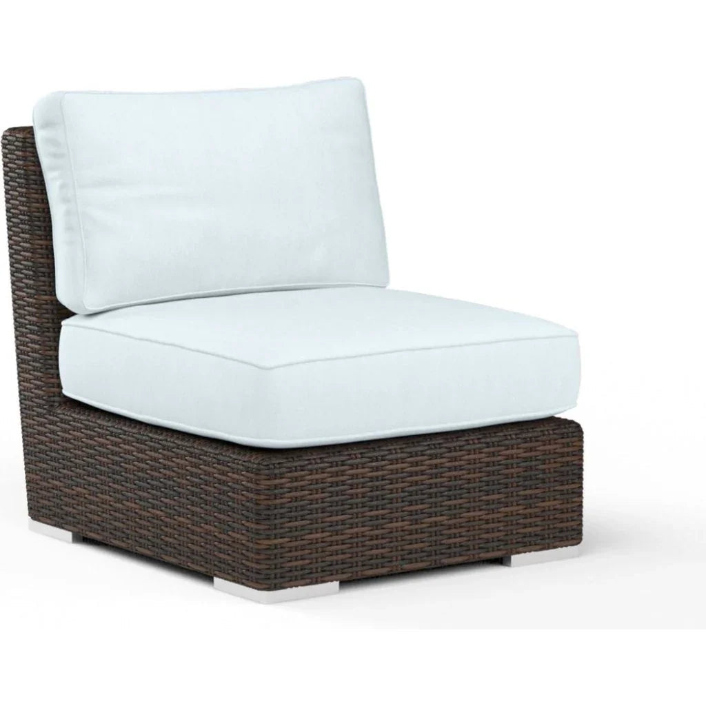 Montecito Sunbrella Armless Outdoor Club Chair