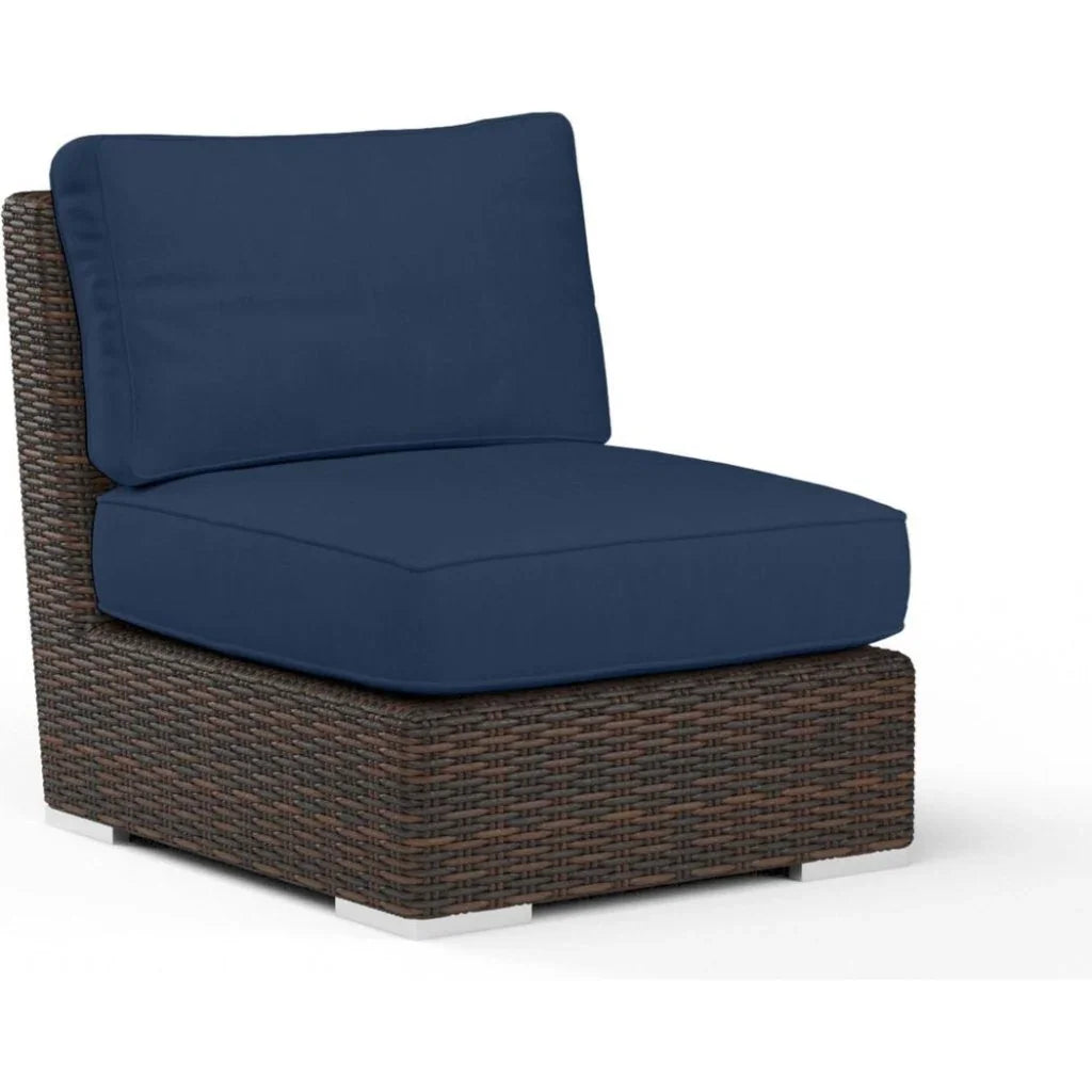 Montecito Sunbrella Armless Outdoor Club Chair -- view 4