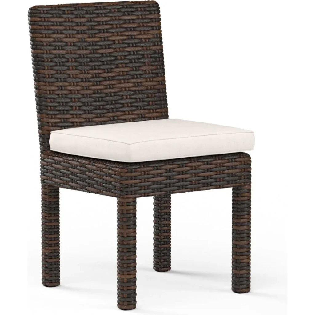 Montecito Sunbrella Armless Outdoor Dining Chair 2PC -- view 10