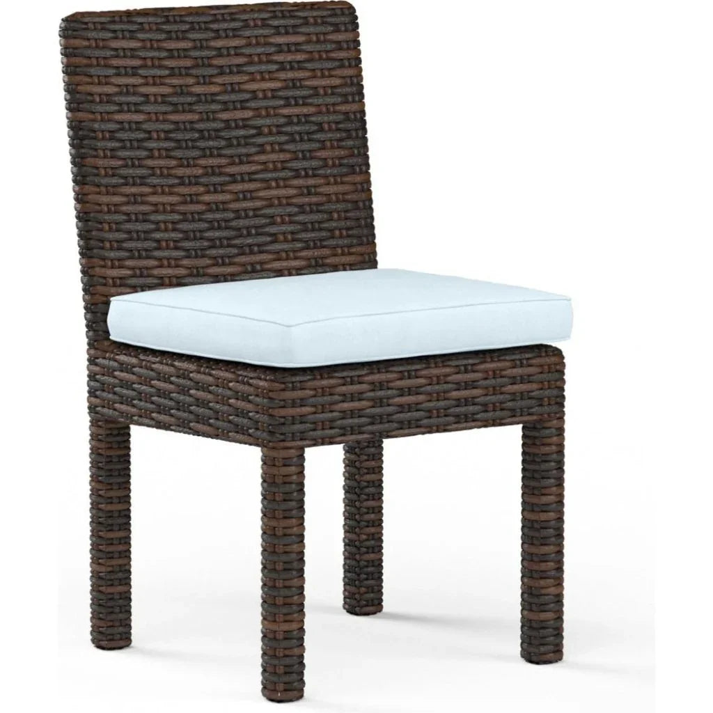 Montecito Sunbrella Armless Outdoor Dining Chair 2PC