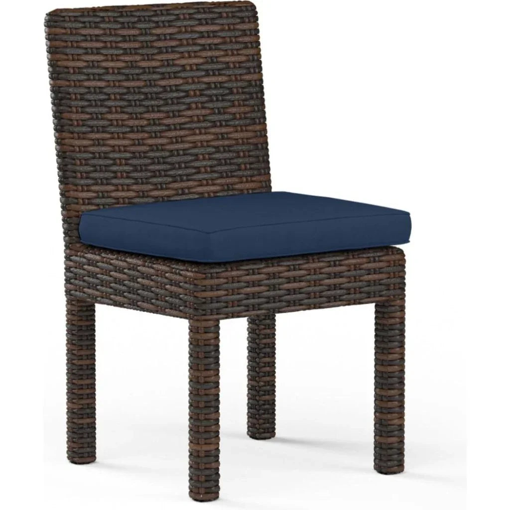 Montecito Sunbrella Armless Outdoor Dining Chair 2PC -- view 4