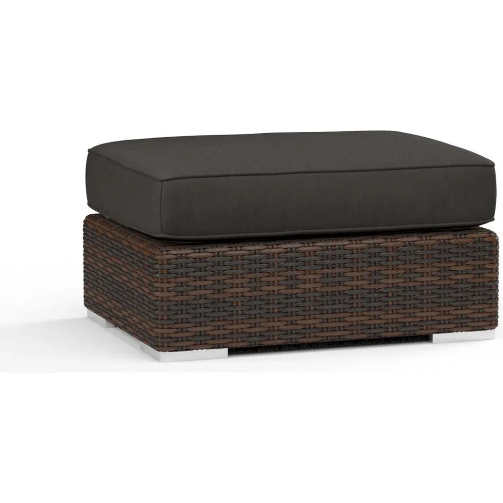 Montecito Sunbrella Outdoor Ottoman -- view 6