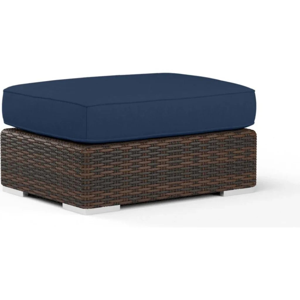 Montecito Sunbrella Outdoor Ottoman -- view 4