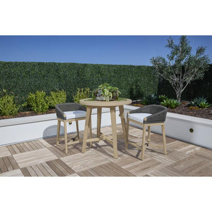 Montecito Rope Outdoor Counter Stool - Heirloom Quality - view 2