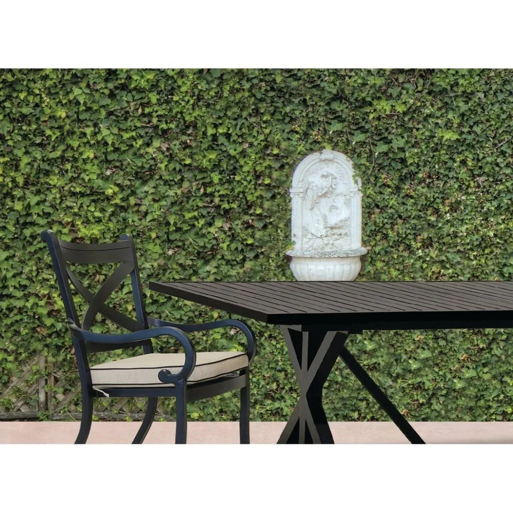 Monterey Aluminum Round Outdoor Dining Table -- view 5