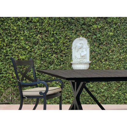 Monterey Aluminum Round Outdoor Dining Table -- view 5