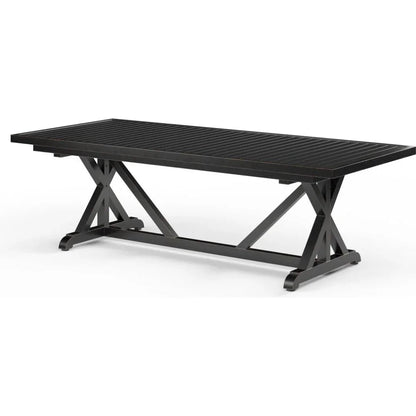 Monterey Aluminum Round Outdoor Dining Table -- view 3