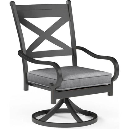 Monterey Swivel Outdoor Dining Chair 2PC -- view 7