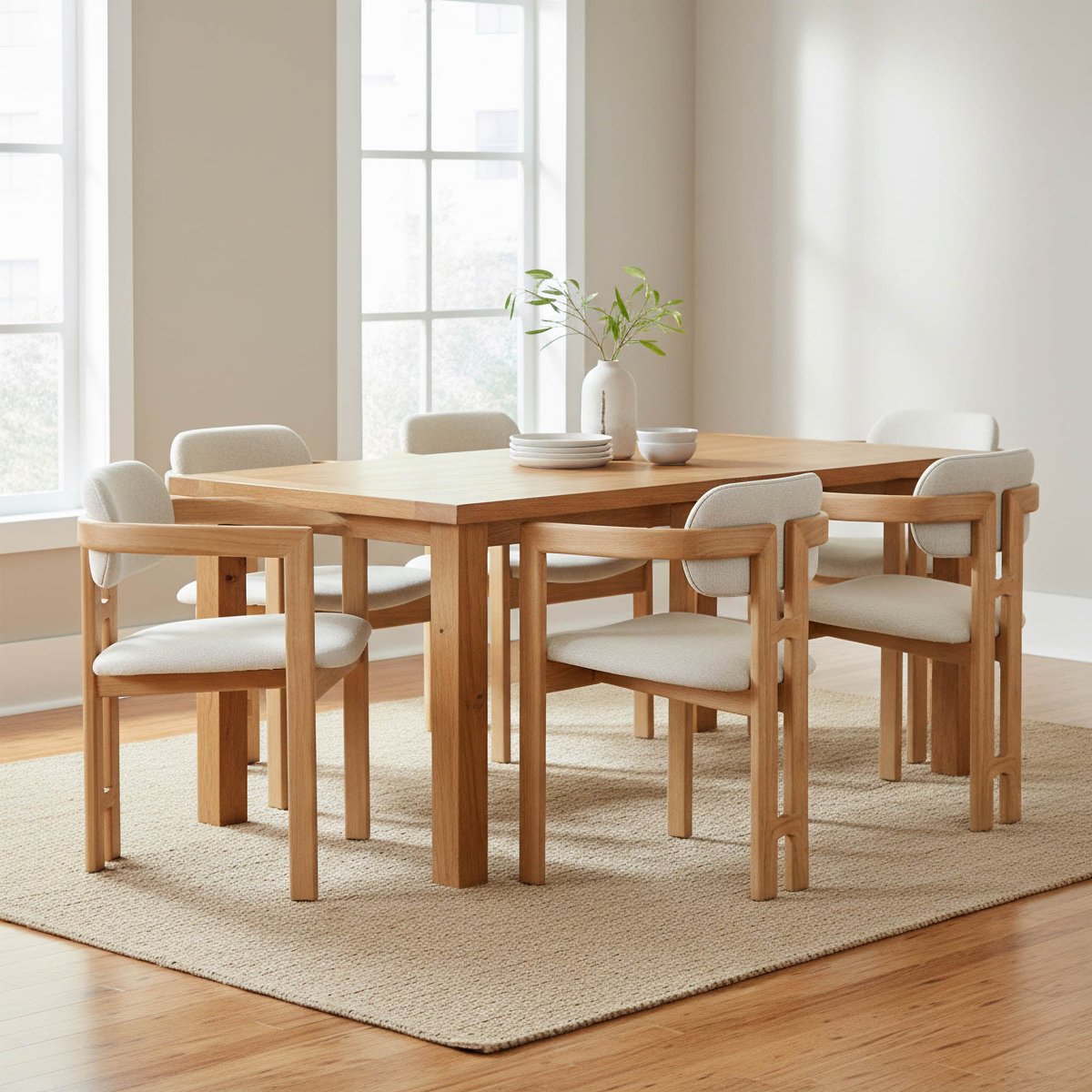 LH Home Monterrey Leather Dining Chair