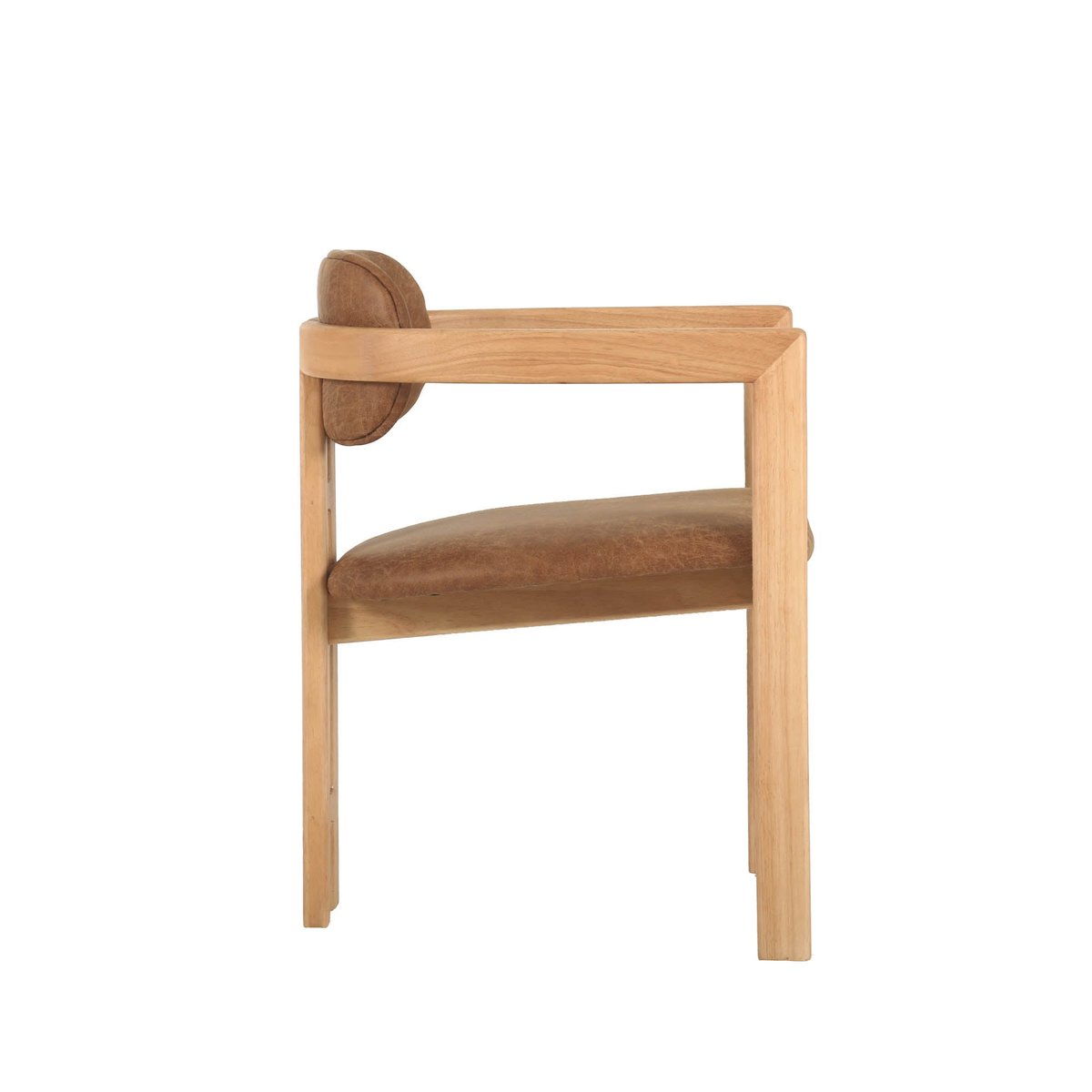 LH Home Monterrey Leather Dining Chair