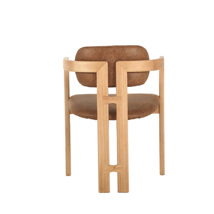 LH Home Monterrey Leather Dining Chair