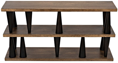 Mood Console, Ebony and Dark Walnut-Console Tables-Noir-Sideboards and Things