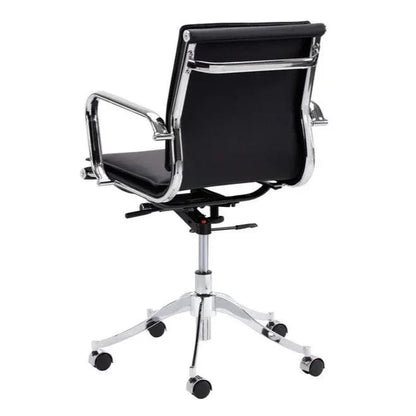 Morgan Leather Office Chair-Office Chairs-SUNPAN-LOOMLAN
