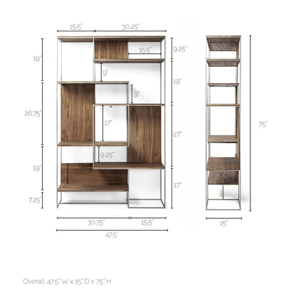 Morris Six Tier Metal Shelving Unit