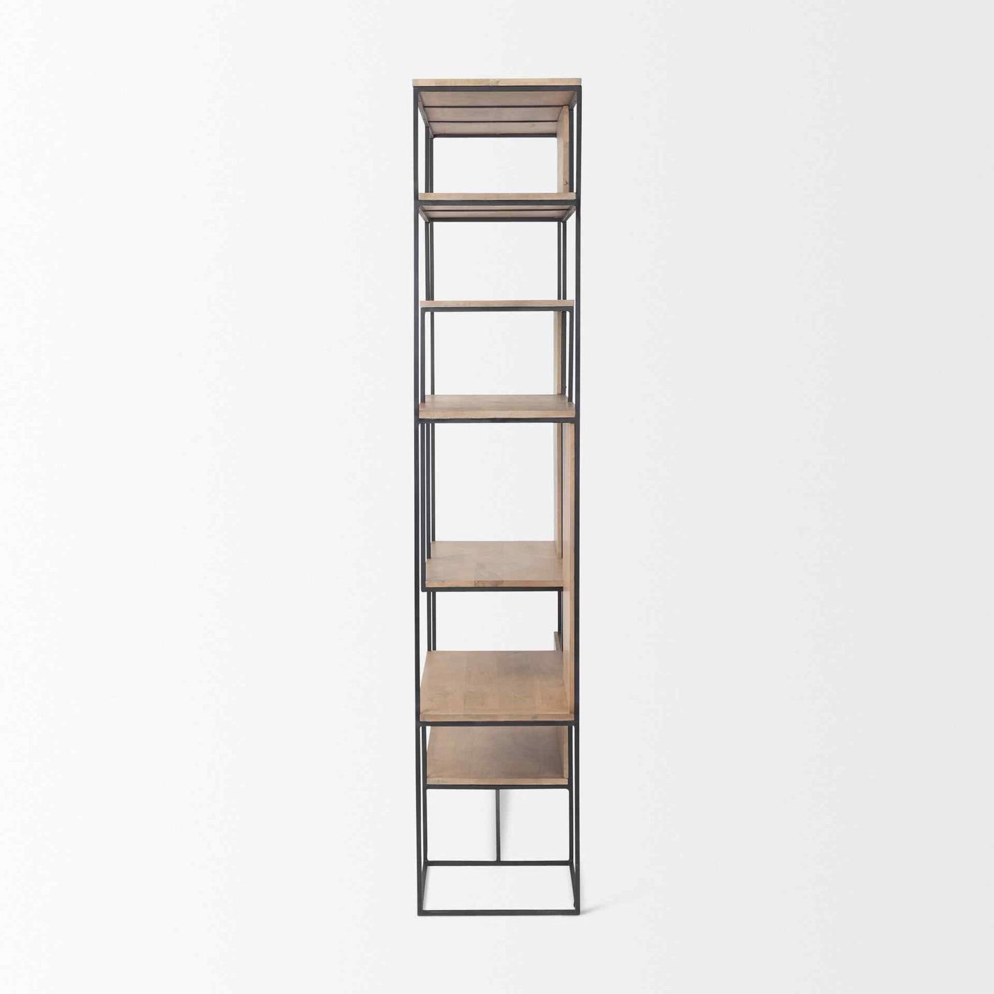 Morris Six Tier Metal Shelving Unit-Etageres-Mercana-LOOMLAN