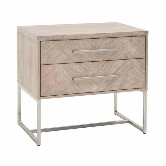 Essentials For Living Mosaic Light Brown Nightstand