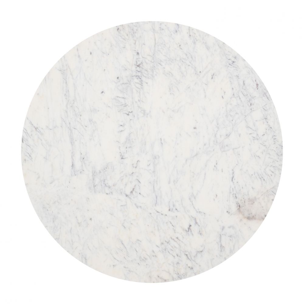 Zuo Modern Mufid White Marble Top Round Bistro Table