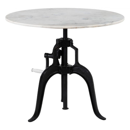 Zuo Modern Mufid White Marble Top Round Bistro Table