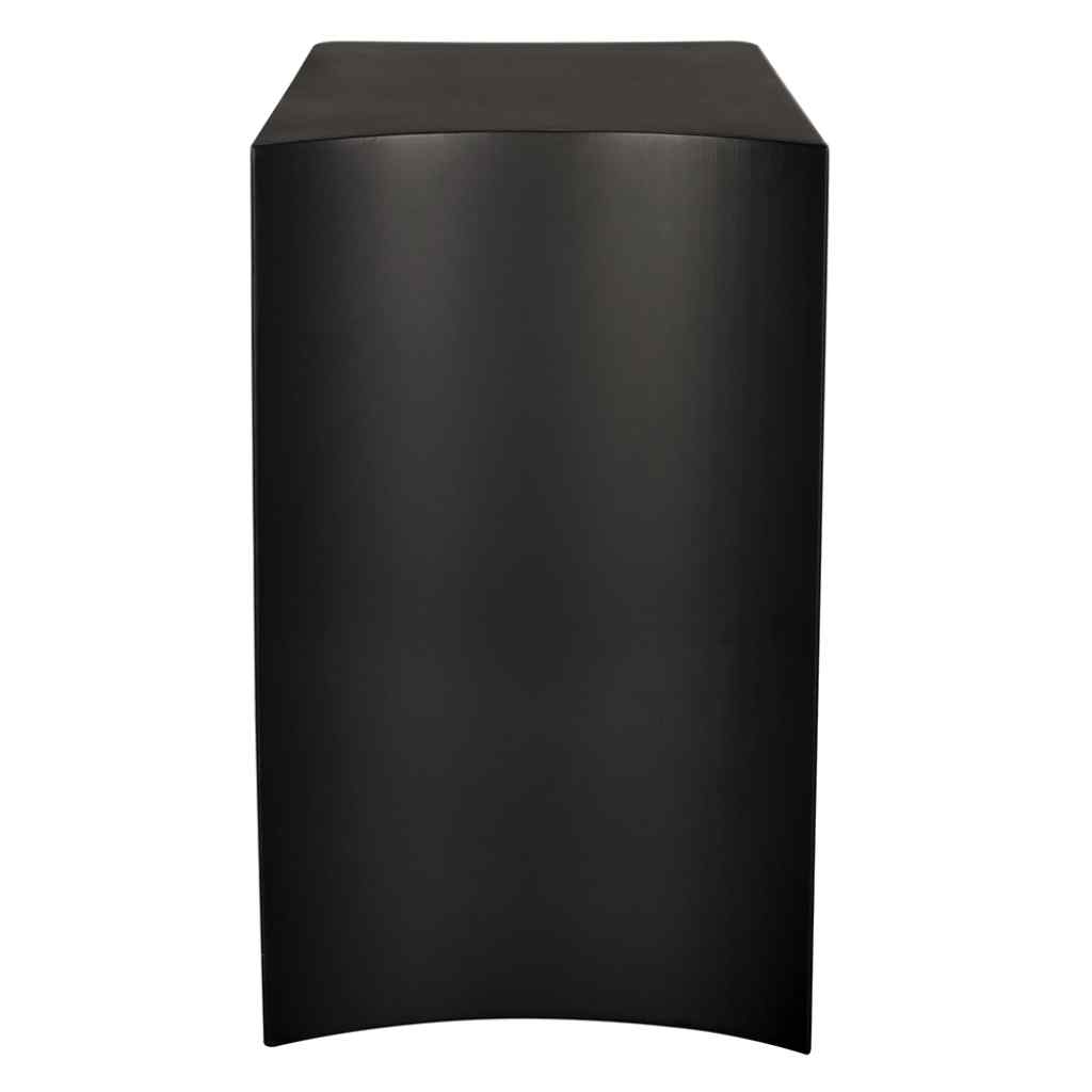 Noir Mulligan Iron Black Side Table