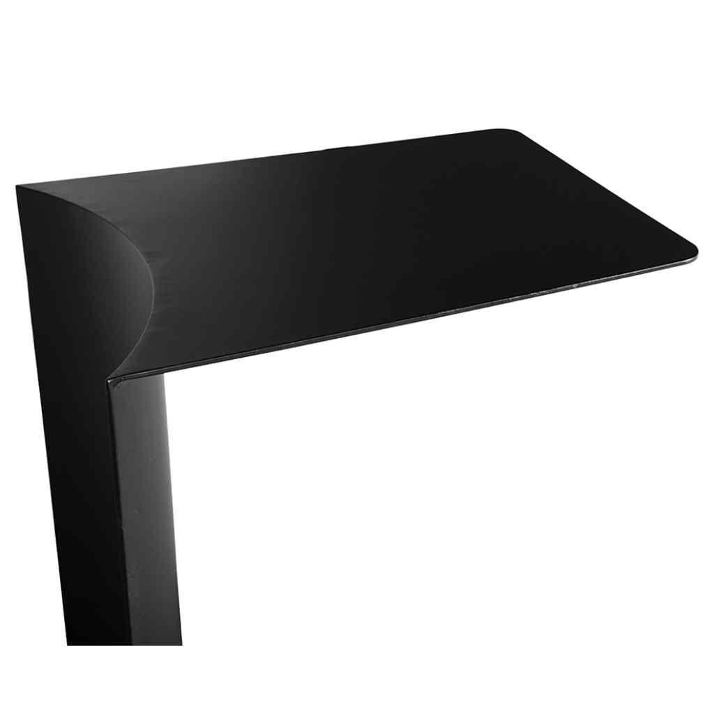 Noir Mulligan Iron Black Side Table