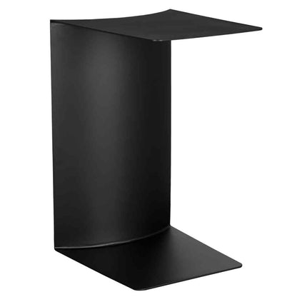 Noir Mulligan Iron Black Side Table