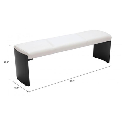 Mur Wooden Fabric Bench