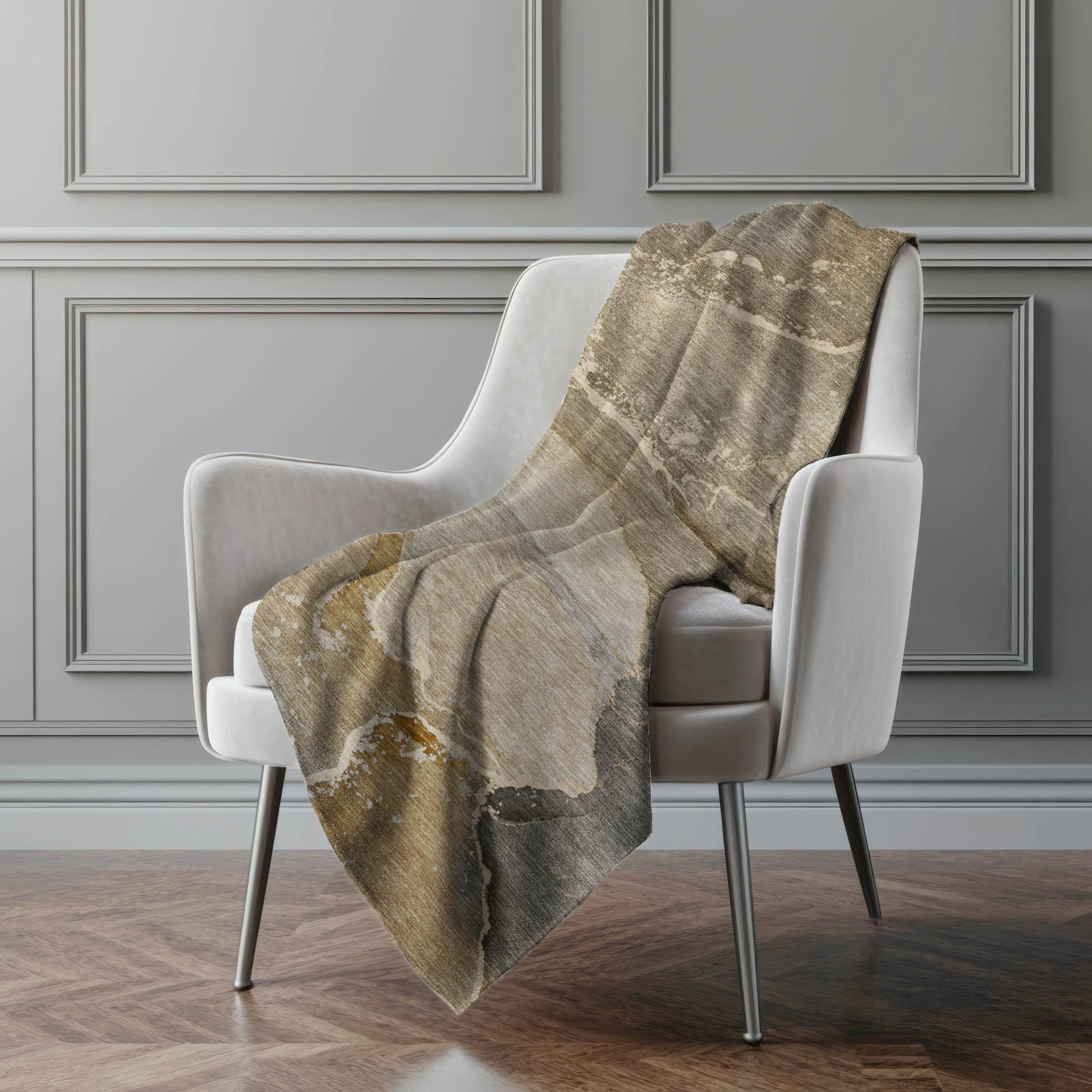 Addison Rugs Muted Whispers Brown Washable Indoor-Outdoor Rug