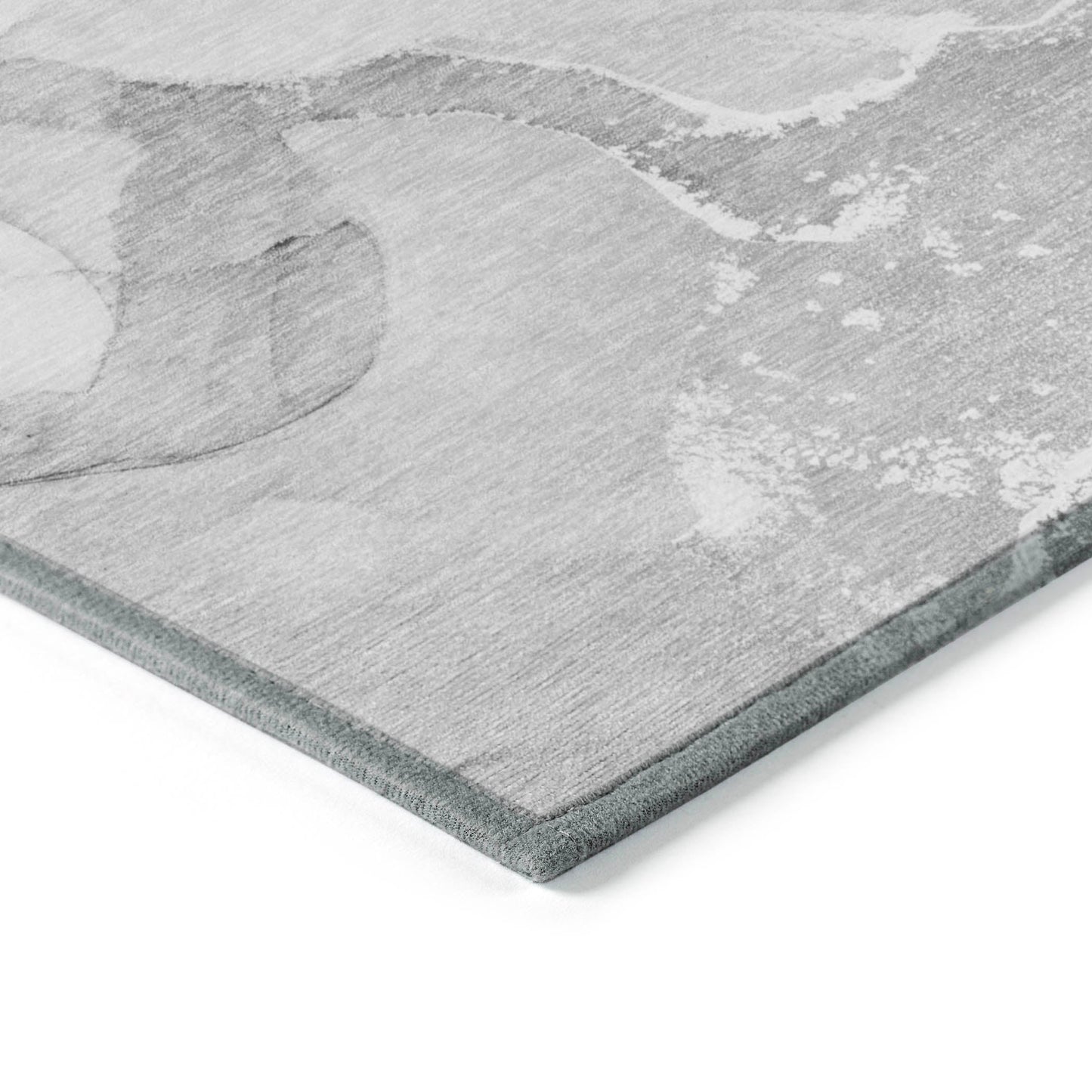 Addison Rugs Muted Whispers Grey Washable Indoor-Outdoor Rug
