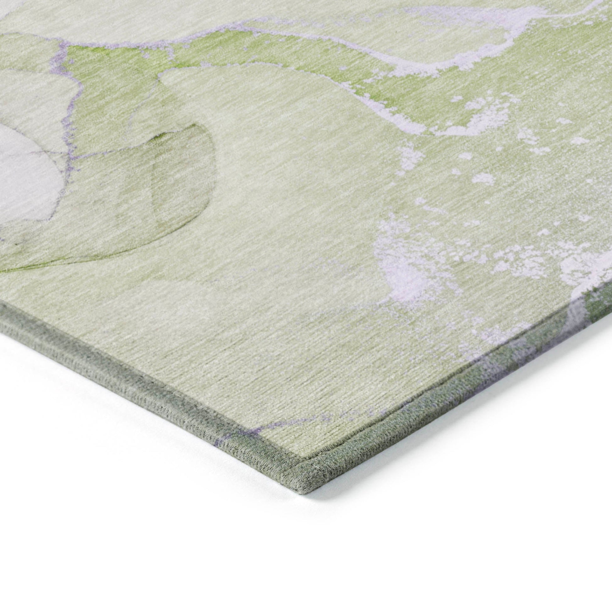 Addison Rugs Muted Whispers Purple Washable Indoor-Outdoor Rug