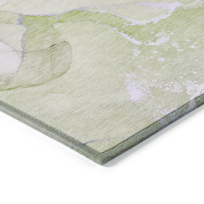 Addison Rugs Muted Whispers Purple Washable Indoor-Outdoor Rug