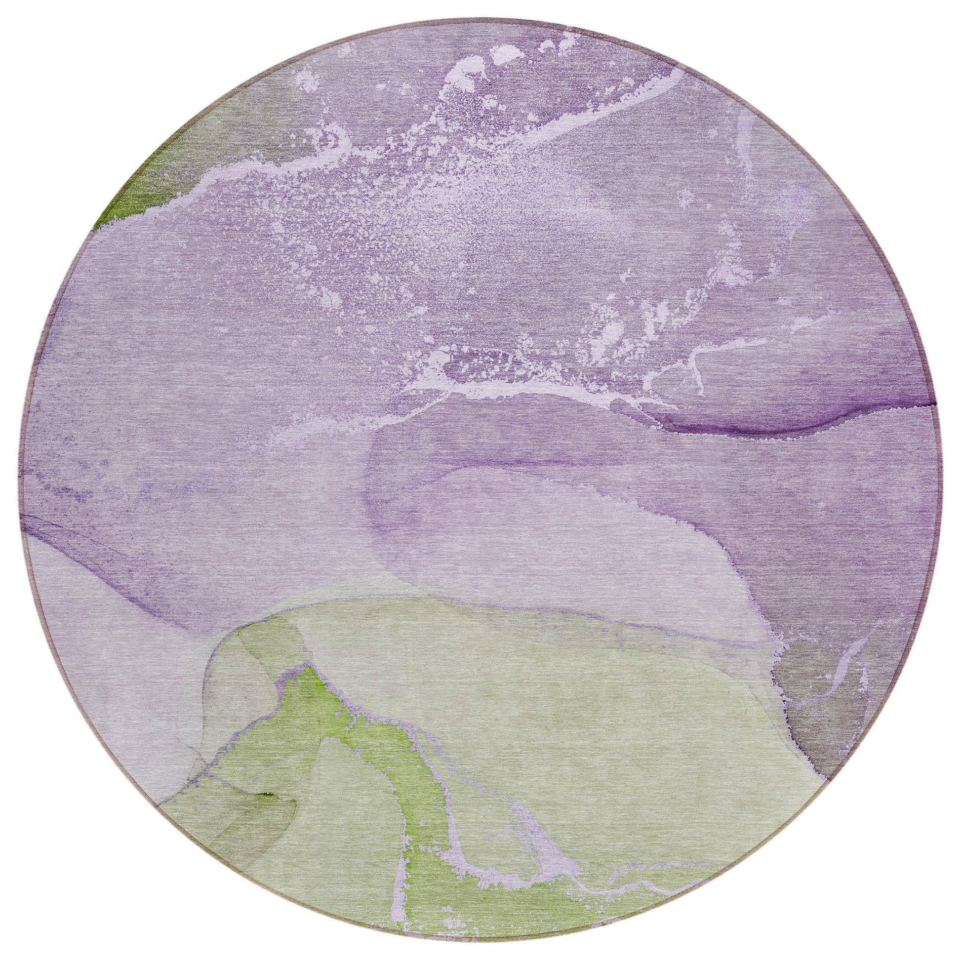 Addison Rugs Muted Whispers Purple Washable Indoor-Outdoor Rug