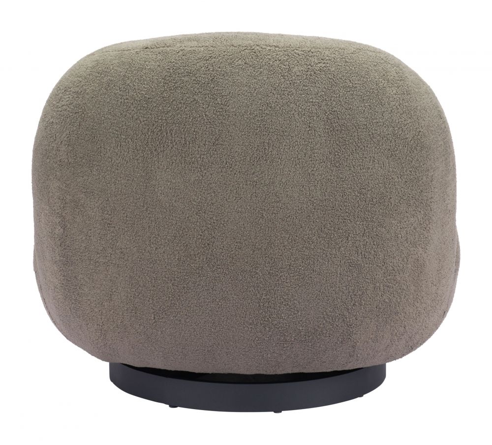 Zuo Modern Myanmar Shearling Fabric Club Chair