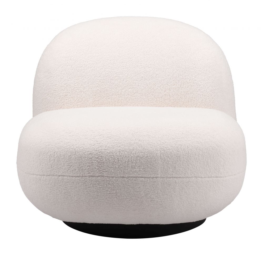 Zuo Modern Myanmar Shearling Fabric Club Chair
