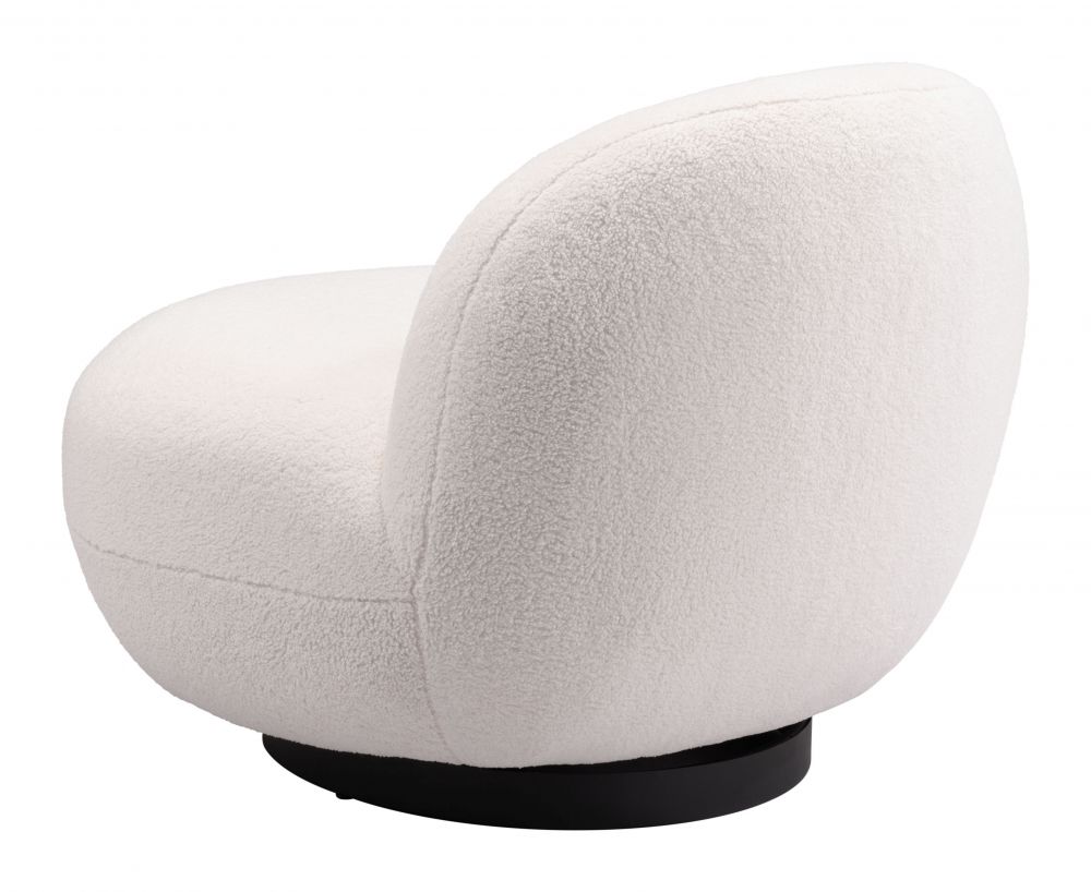 Zuo Modern Myanmar Shearling Fabric Club Chair