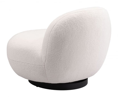 Zuo Modern Myanmar Shearling Fabric Club Chair