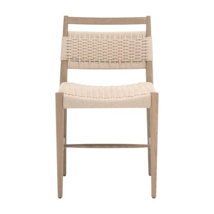 Essentials For Living Myles Handwoven Paper Cord Seat Dining Chair Set of 2