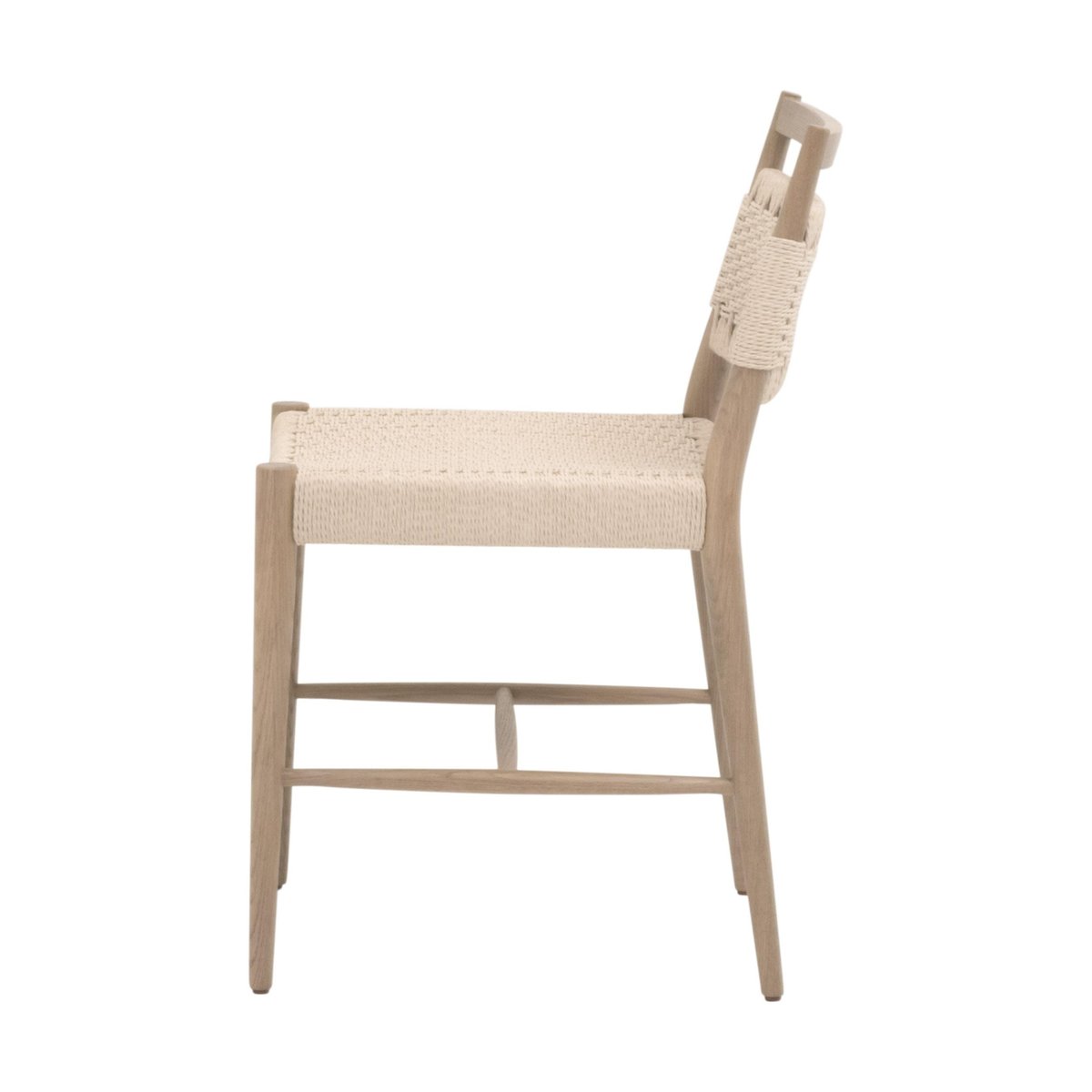 Essentials For Living Myles Handwoven Paper Cord Seat Dining Chair Set of 2