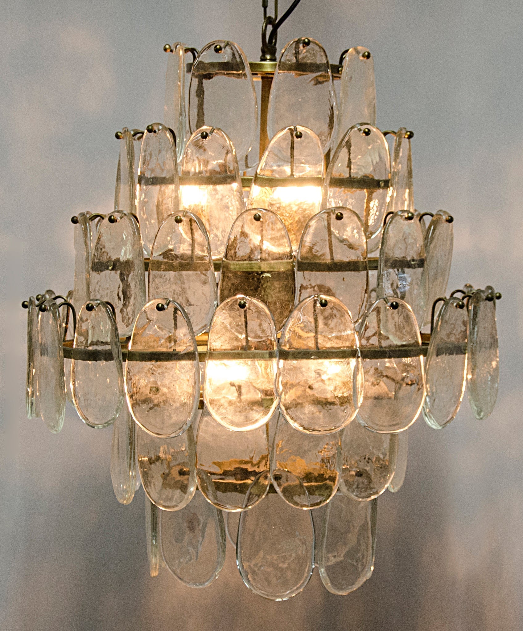 Mystic Metal and Glass Chandelier-Chandeliers-Noir-Sideboards and Things