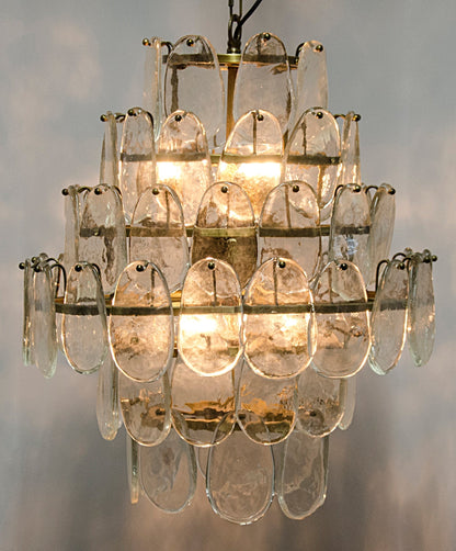 Mystic Metal and Glass Chandelier-Chandeliers-Noir-Sideboards and Things