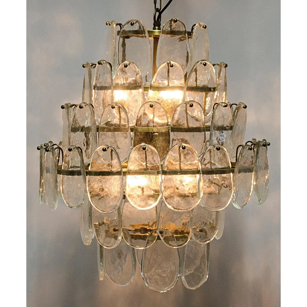 Mystic Metal and Glass Chandelier