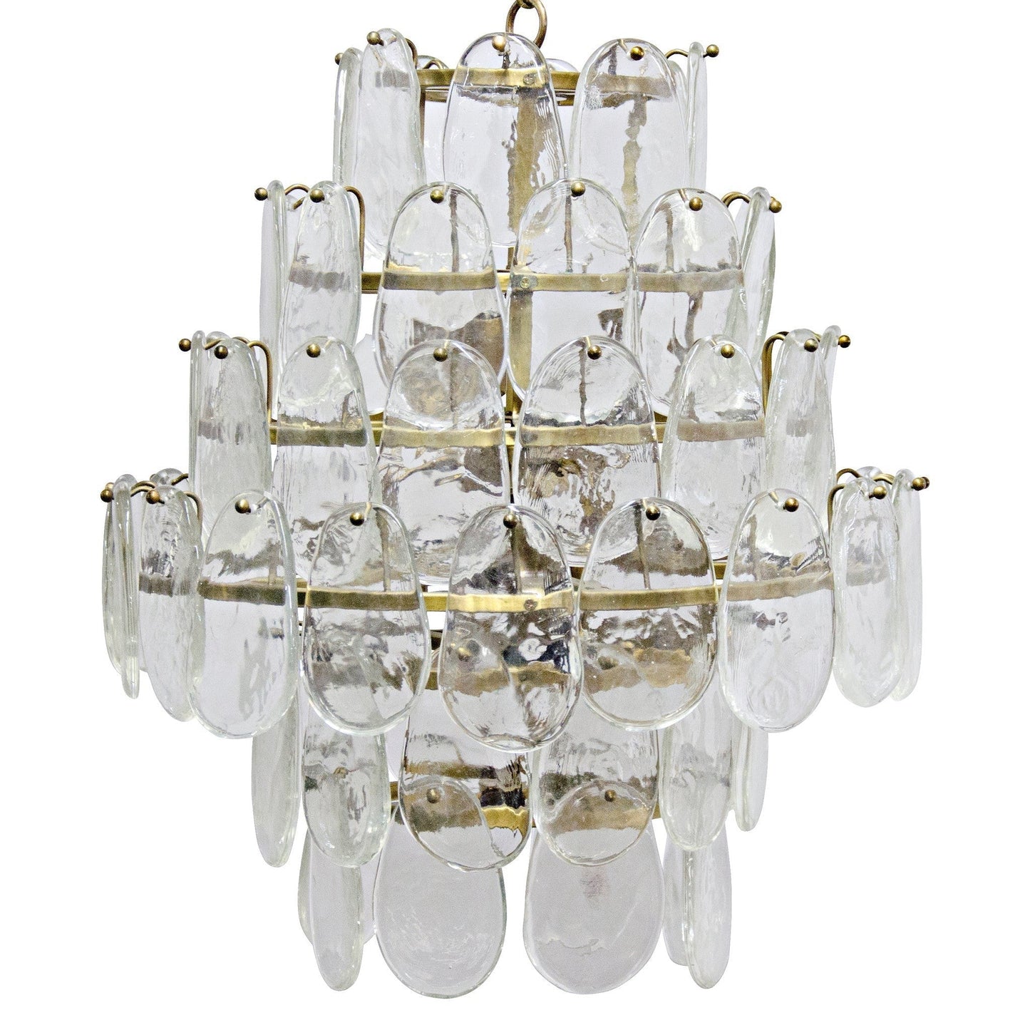 Mystic Metal and Glass Chandelier-Chandeliers-Noir-Sideboards and Things