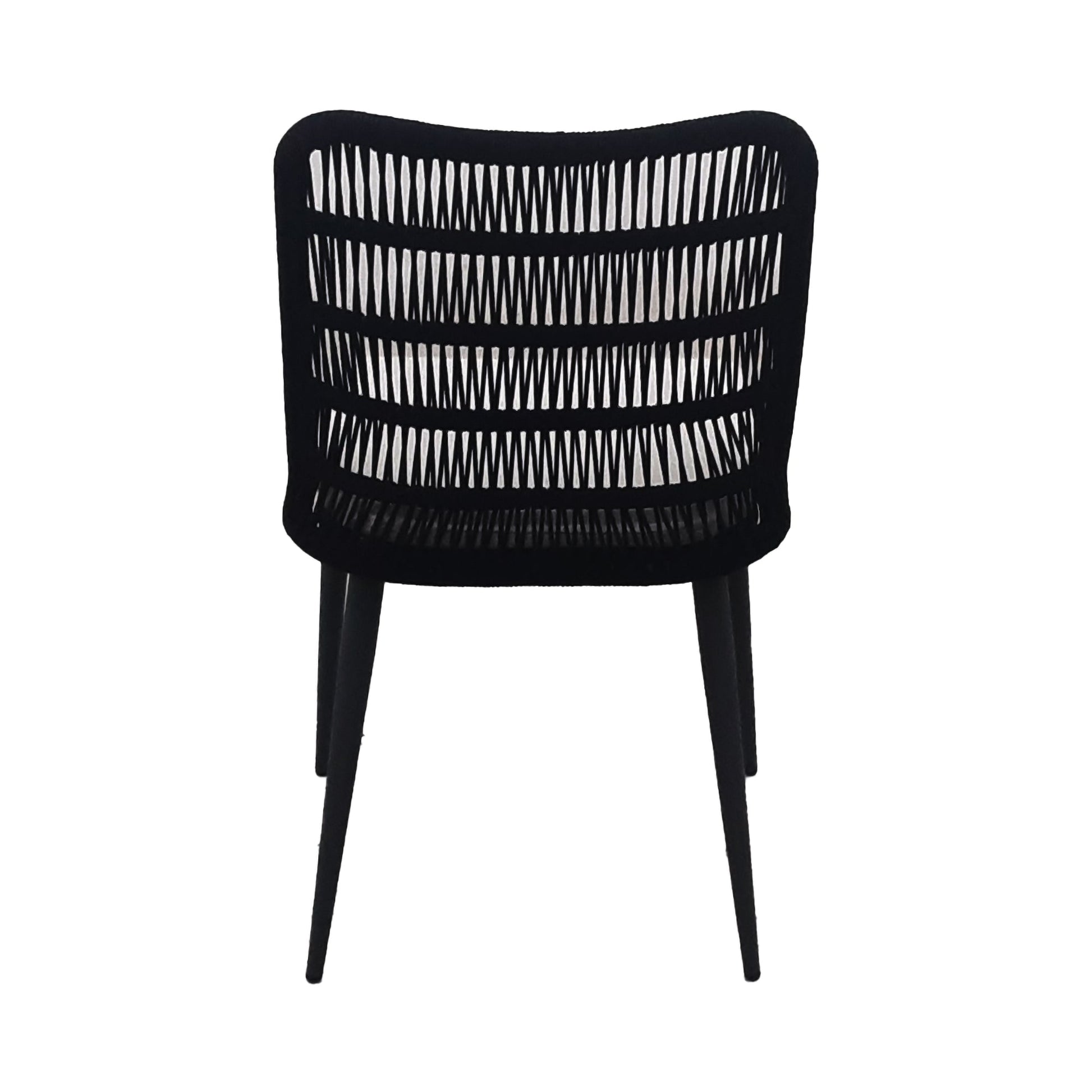 LH Home Naples Grey Fabric Outdoor Dining Chair 2PC