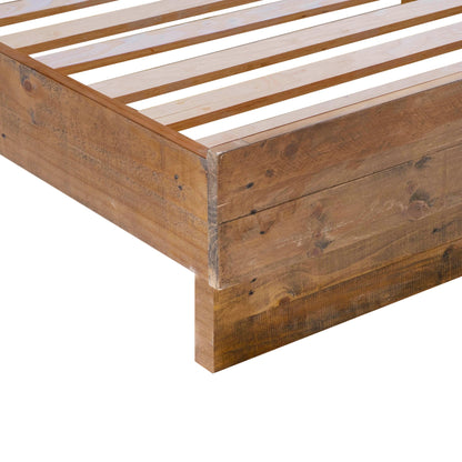 Nevada Wooden Brown Modern Bed